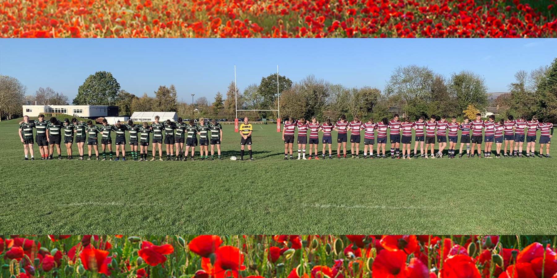 Old Pats Colts and Drybrook Colts minute's silence 2022 web 3