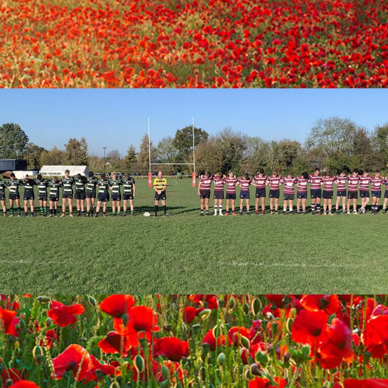 Old Pats Colts and Drybrook Colts minute's silence 2022 web 3